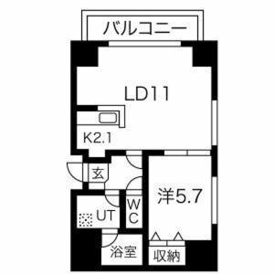 Downtown Susukino Area Spacious Great Access Ik201 *