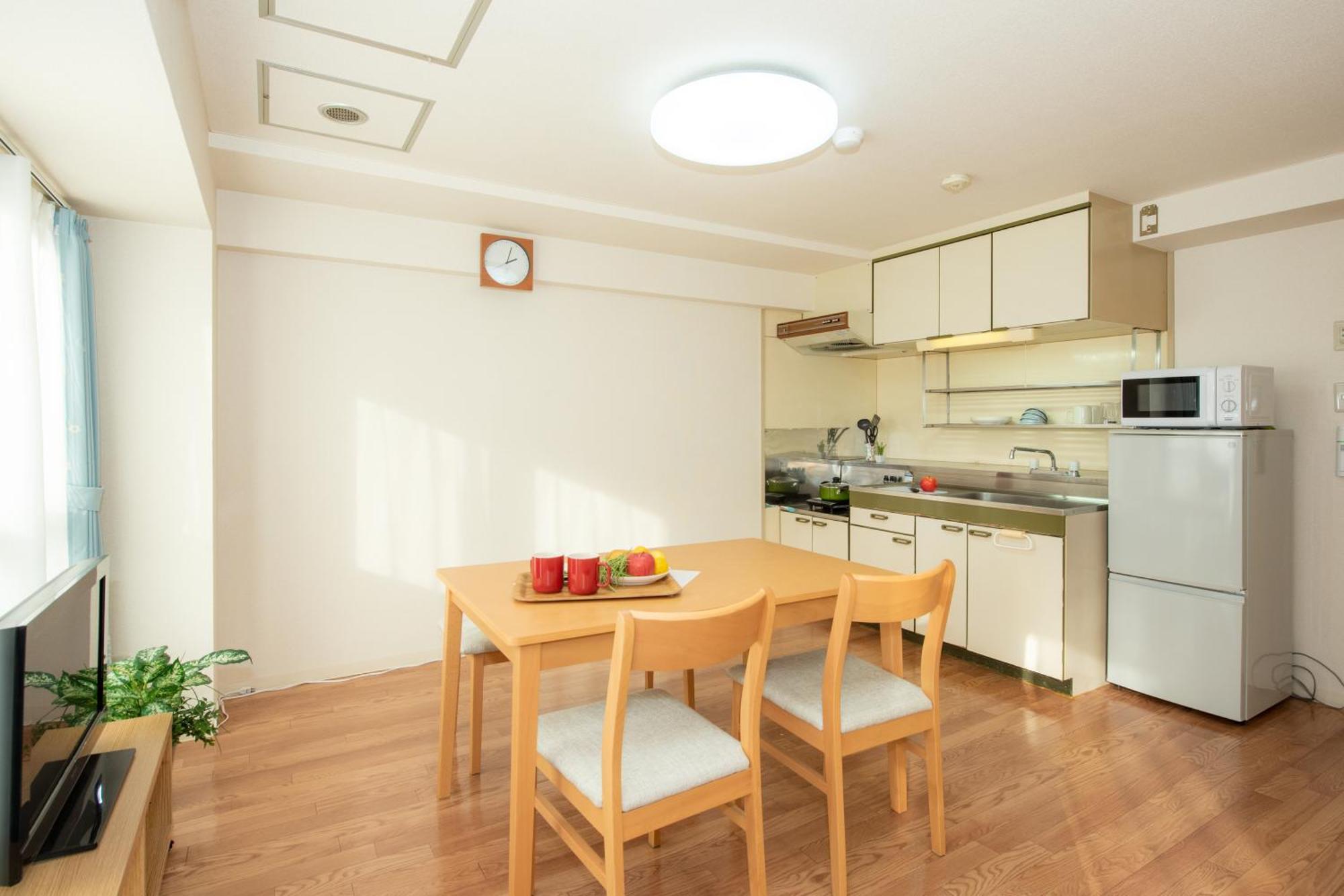 Apartment 直前半額プライベート個室トイレバスタブ付民泊札幌市中心部でシンプルな滞在h602#11 Sapporo