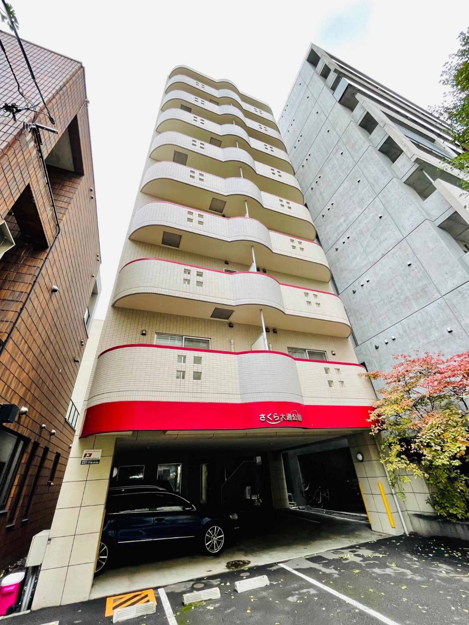 Apartment 大通公園1分　新規募集　6-2サービスアパートメントsapporo大通西6-2エアコン完備！ネット無料利用 *