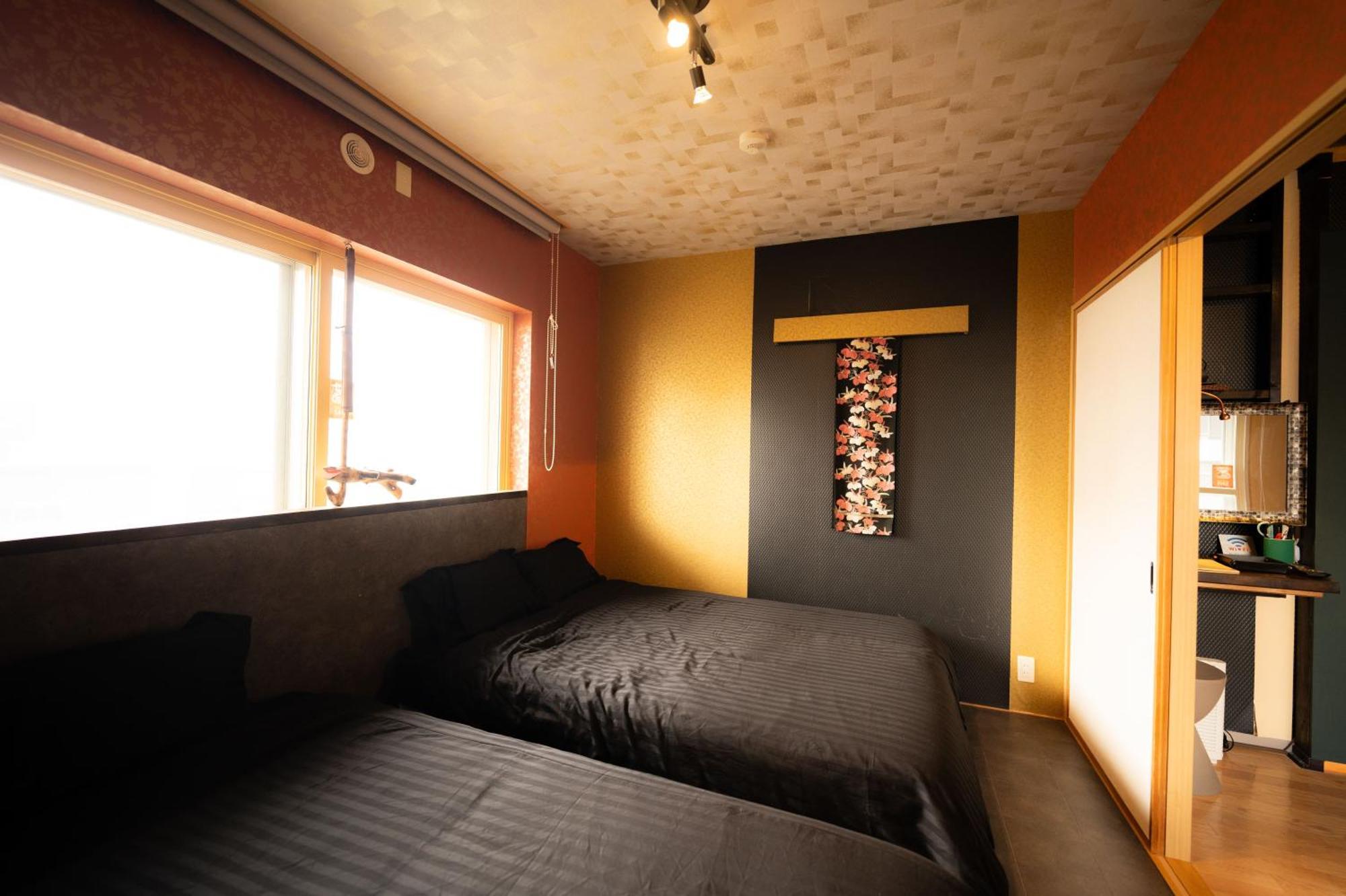 Biosvilla522-sapporo Susukino Night- 1room W-beds2&s-beds2 6persons Apartment *