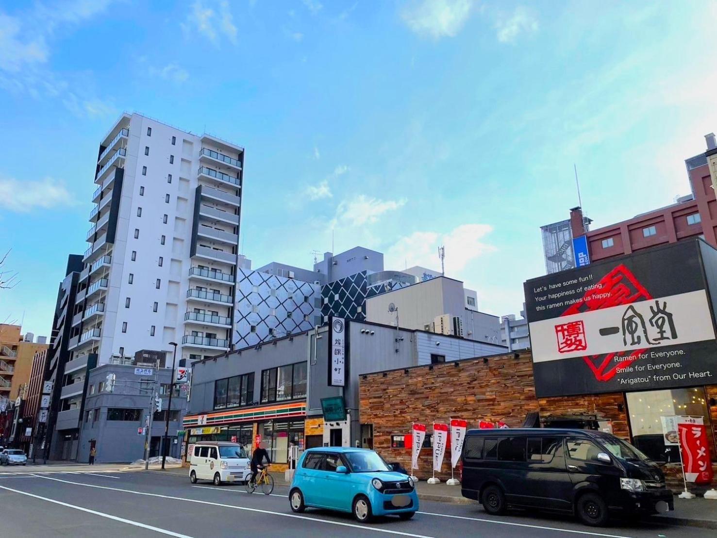 92 札幌中心部 すすきの駅より徒歩5分 ロケーション最高 *