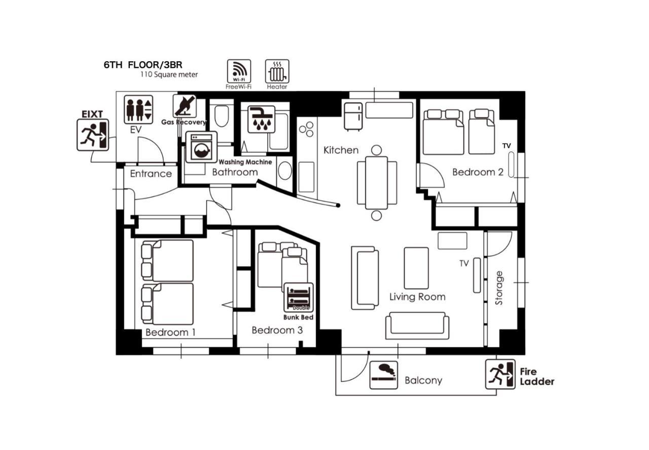 Nk Bld6f 3ldk 3br 1 Floor 1 Sapporo