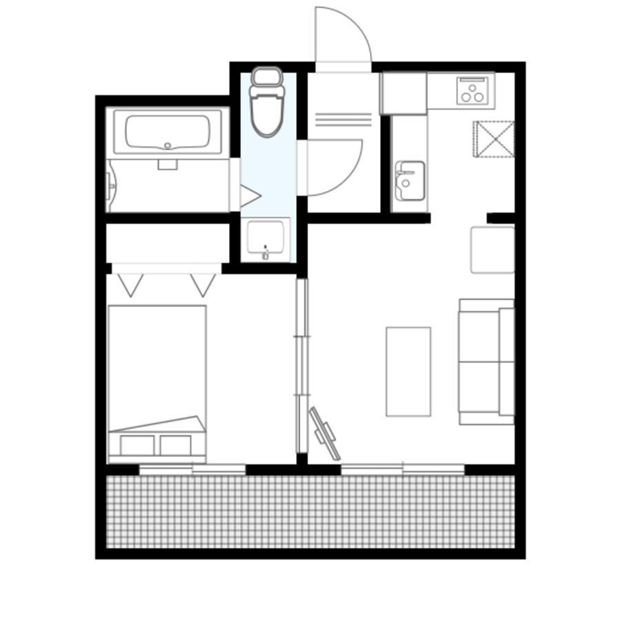 Apartment 9-2　new！札幌駅7分 好立地【serviced Sapporoステーション9-2】wi-fi無料 Sapporo
