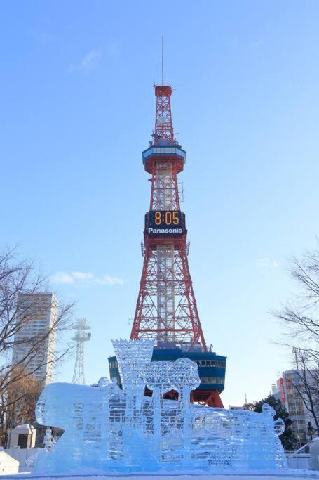 今年新規op 最大9人 すすきのエリア 札幌観光に抜群の立地 空港直通バス停すぐ 高速wi-fi完備 * Sapporo