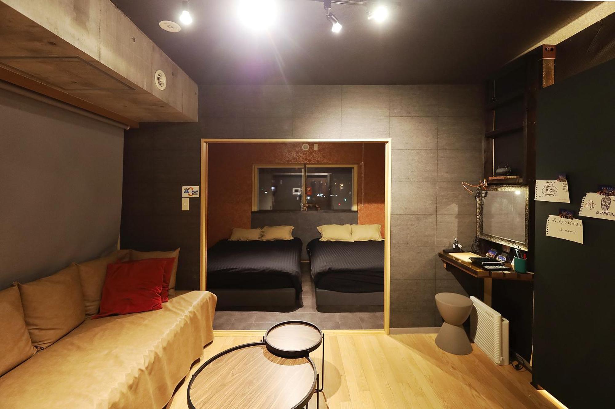 Biosvilla522-sapporo Susukino Night- 1room W-beds2&s-beds2 6persons Sapporo