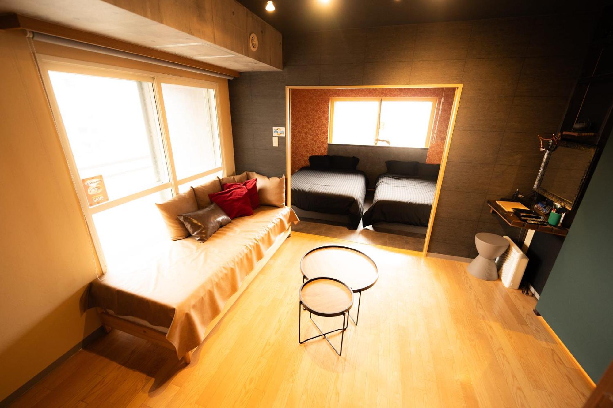 Apartment Biosvilla522-sapporo Susukino Night- 1room W-beds2&s-beds2 6persons *