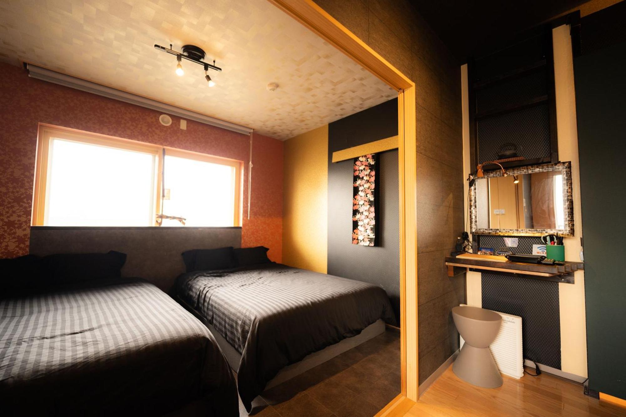 Biosvilla522-sapporo Susukino Night- 1room W-beds2&s-beds2 6persons Apartment *