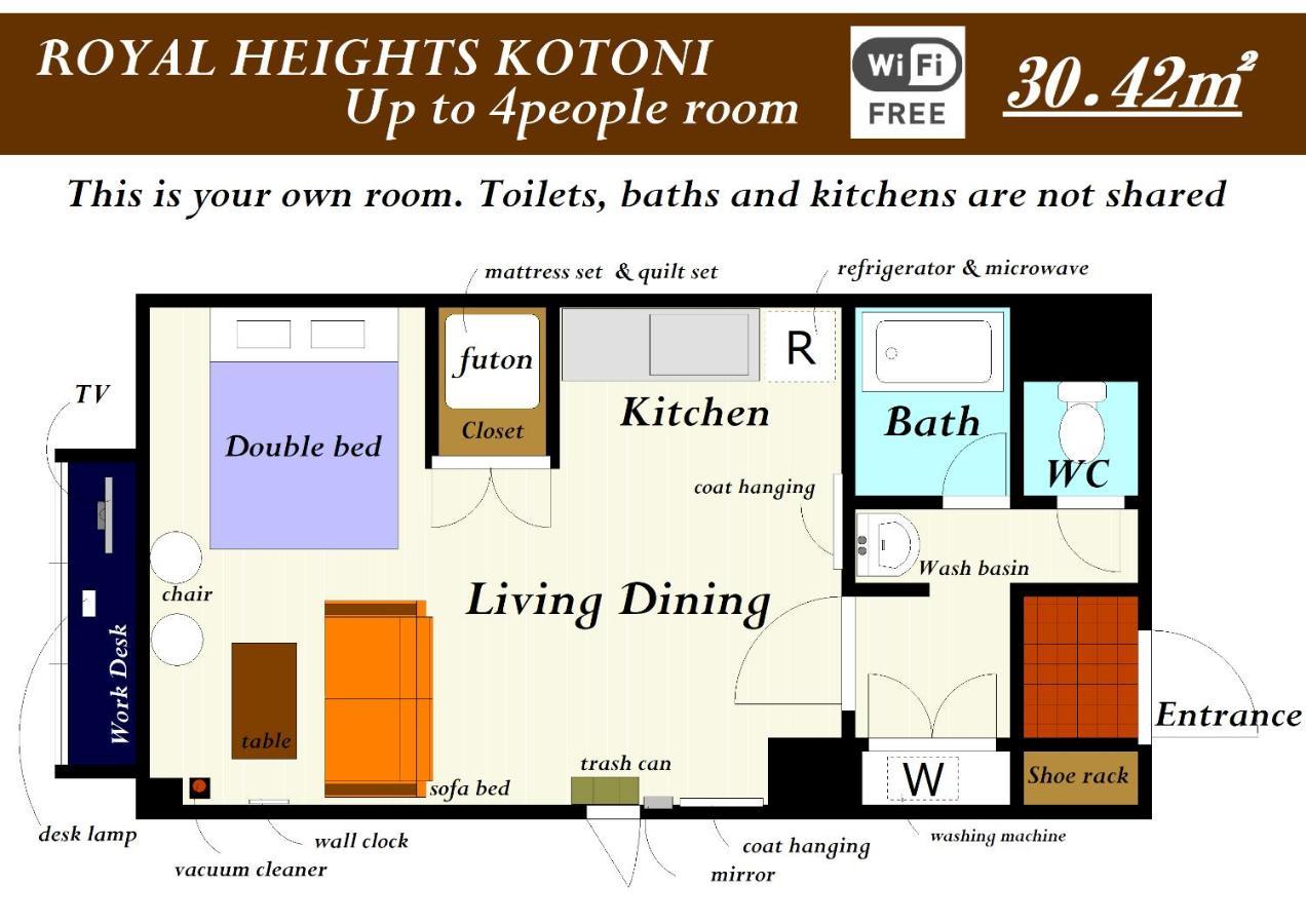 Royalheights Kotoni Up To 4people B Apartment