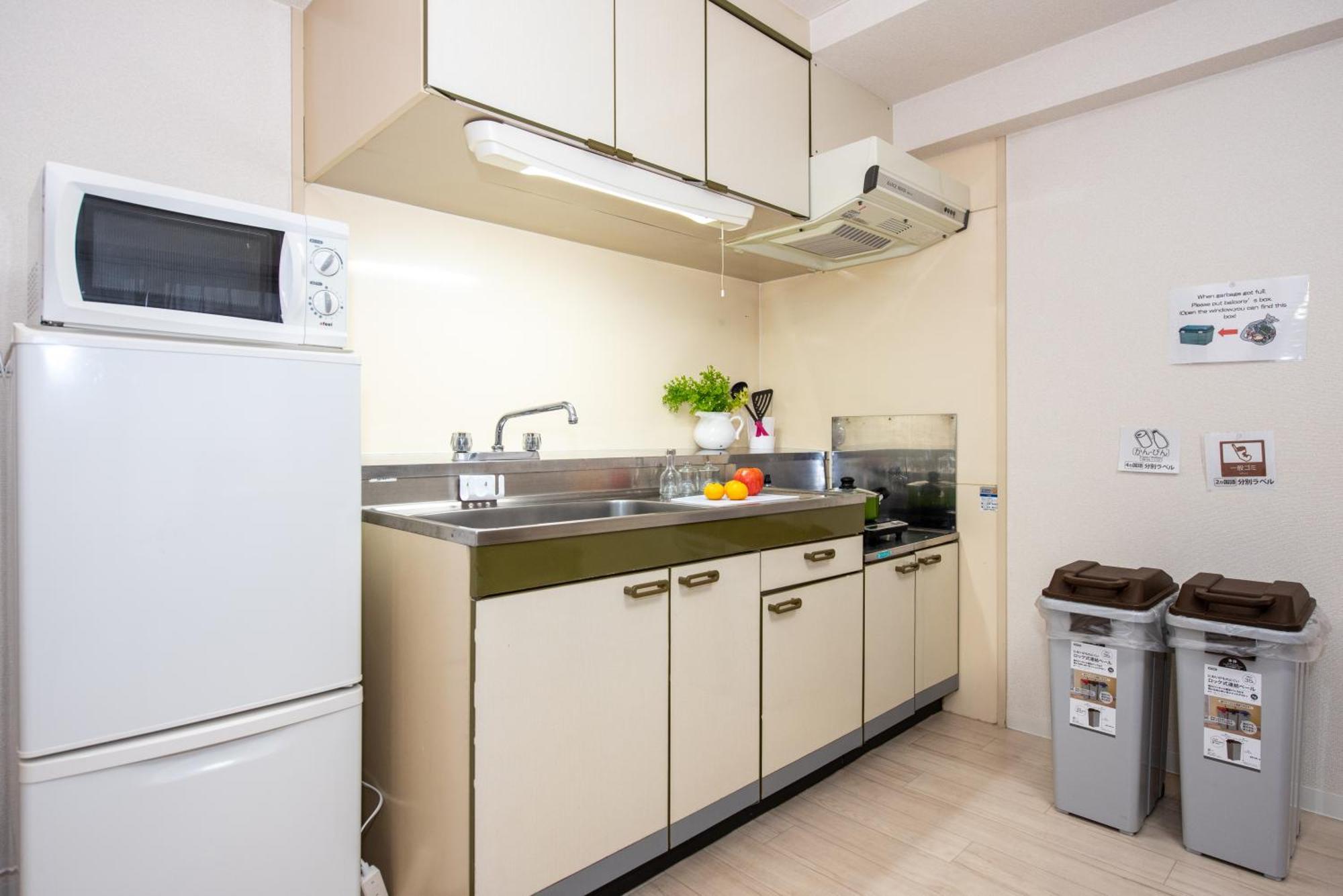 Apartment 直前半額プライベート個室トイレバスタブ付民泊札幌市中心部でシンプルな滞在h503#12 Sapporo